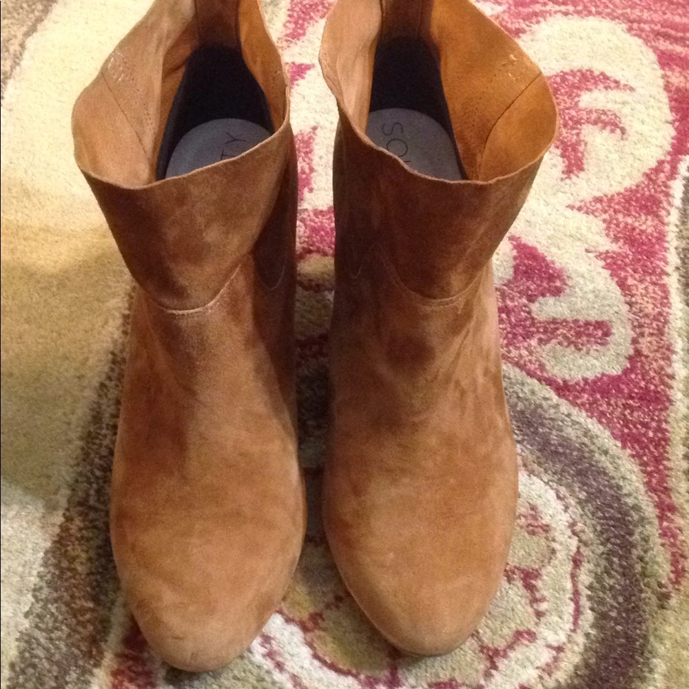 Sole Society Brown suede bookie - Picture 1 of 5